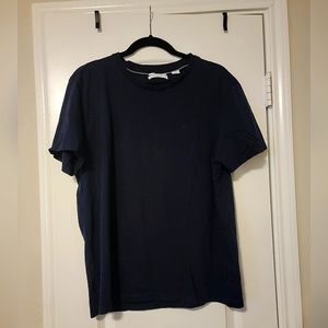 Calvin Klein Liquid Touch Navy Blue Shirt Large